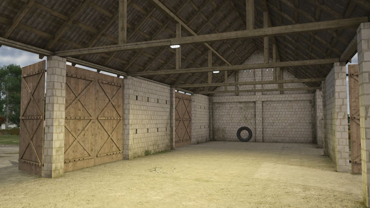 Середня корівник для Farming Simulator 25