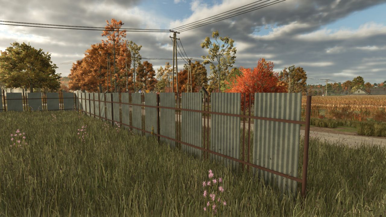 Металевий паркан для Farming Simulator 25
