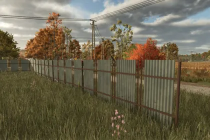 Металевий паркан для Farming Simulator 25 — 3