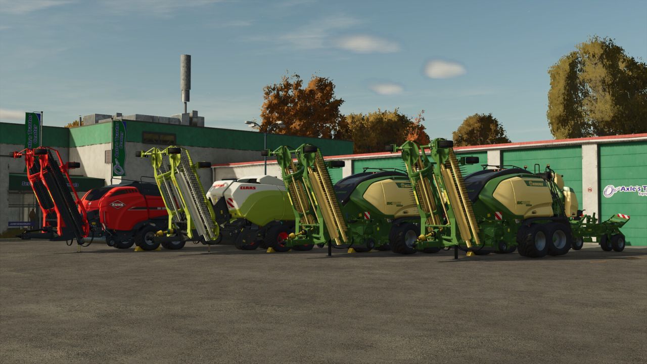 Пакет пресів з гребками для Farming Simulator 25