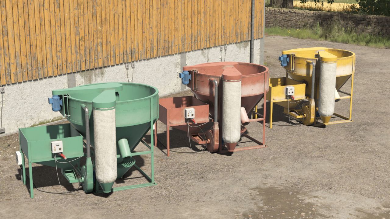 Efficient Food Mixer And Silo — Silo and Mixer for FS25 - Screenshots