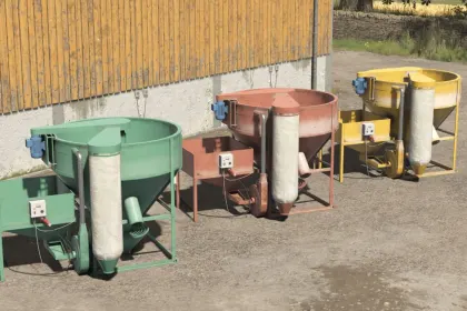 Efektywny Food Mixer i Silo — Silo i Karmnik dla FS25 — 3