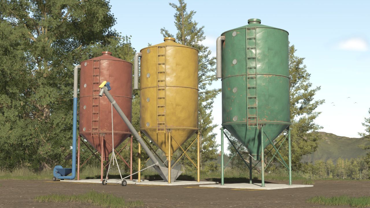 Efficient Food Mixer And Silo — Silo and Mixer for FS25 - Screenshots