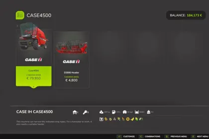 Трактор Case IH D4500 для Farming Simulator 25 — 3
