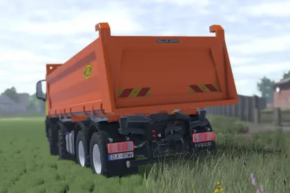 Вантажівка Iveco X-Way 8X8 Meiller Kipper для Farming Simulator 25 — 2