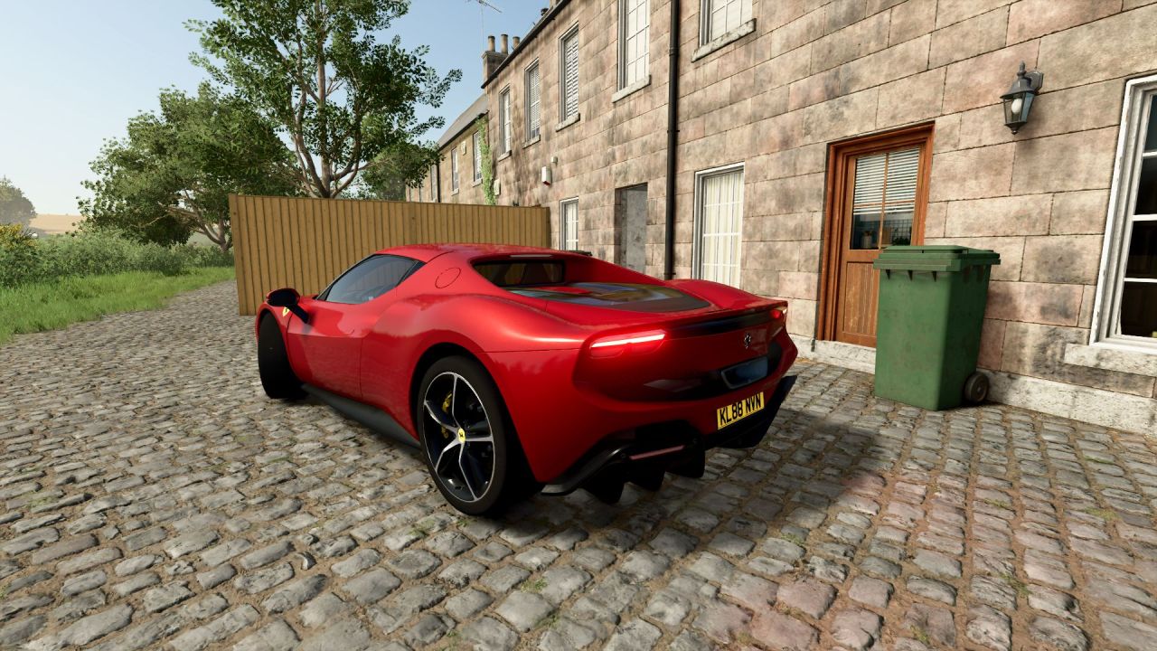 Автомобіль Ferrari 296 GTB 2022 для Farming Simulator 25