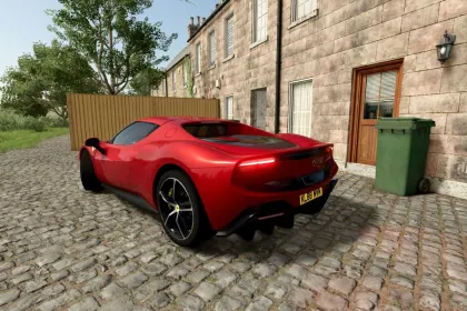 Автомобіль Ferrari 296 GTB 2022 для Farming Simulator 25 — 2