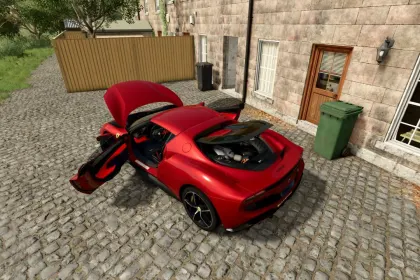 Автомобіль Ferrari 296 GTB 2022 для Farming Simulator 25 — 3