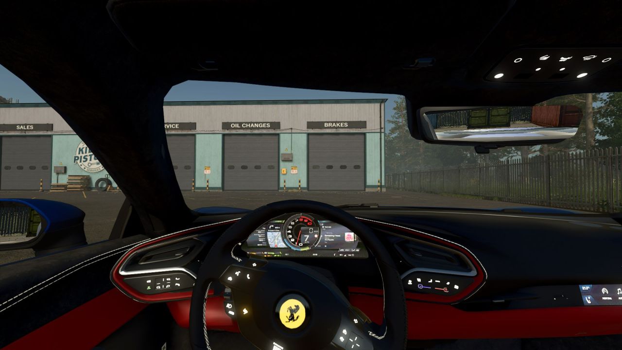 Автомобіль Ferrari 296 GTB 2022 для Farming Simulator 25