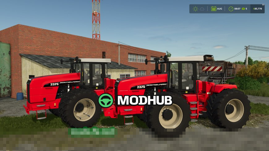 Mod na traktor Rostselmash RSM 2375 dla Farming Simulator 25 - Zrzuty ekranu
