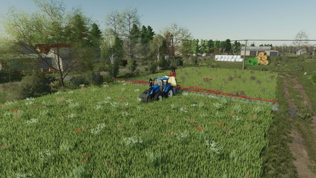 Трактор New Holland T5 Tier4b для Farming Simulator 22