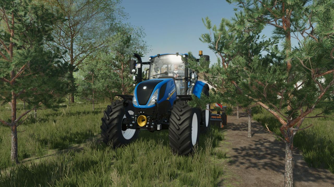 Трактор New Holland T5 Tier4b для Farming Simulator 22