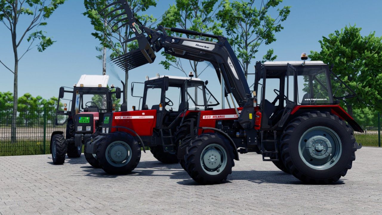 Трактор Belarus 820 для Farming Simulator 25