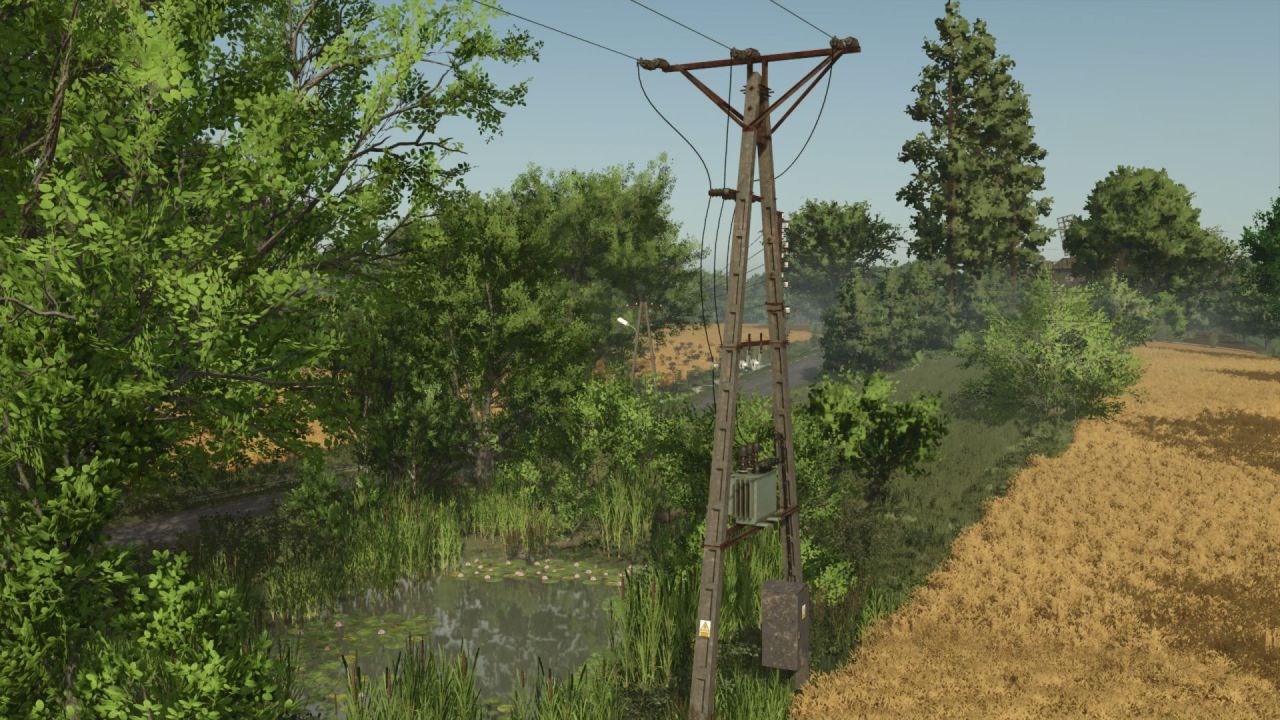 Стовпи електропередач (преміум) для Farming Simulator 25
