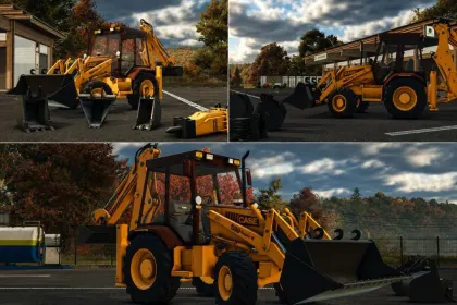 Екскаватор-навантажувач Case 580 Super K для Farming Simulator 25