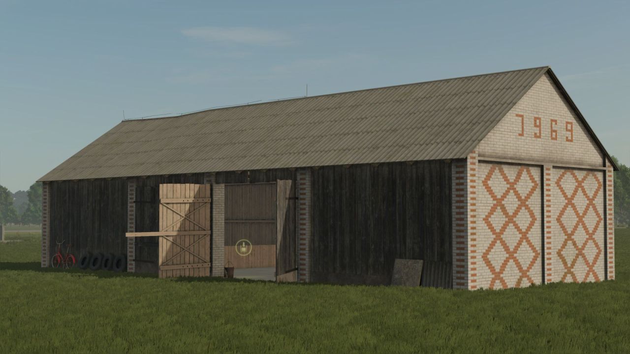 Склад Barn 1969 для Farming Simulator 25