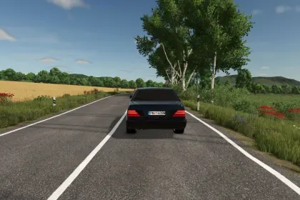 Автомобіль Mercedes Benz 500 SE V8 для Farming Simulator 25 — 3