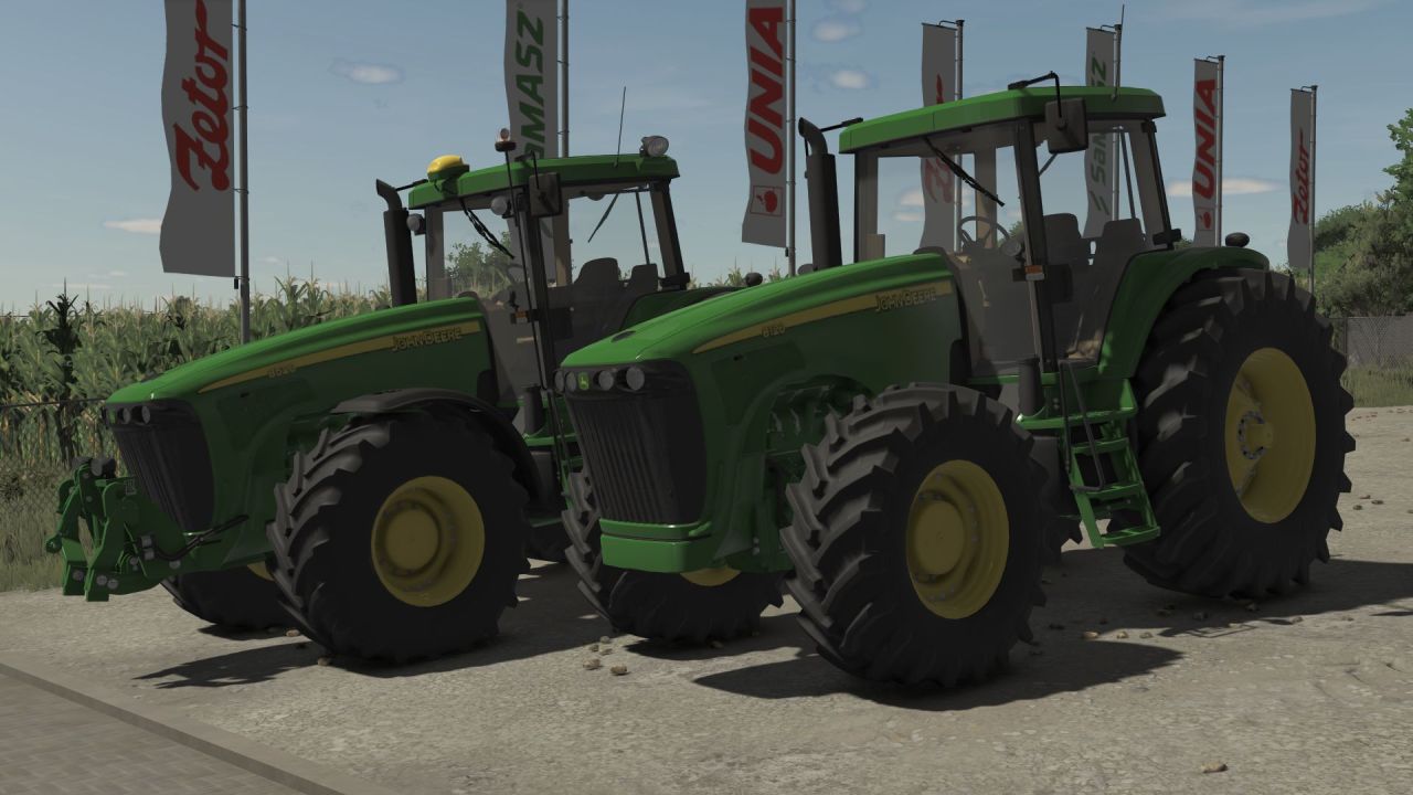 Legendary Tractor John Deere 8020 Series (8120–8520) with Real PowerShift for Farming Simulator 25