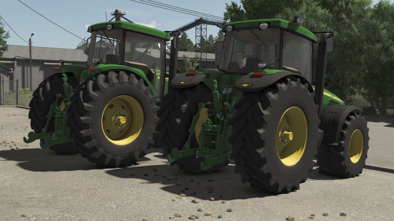 Legendarny Traktor John Deere 8020 Series (8120–8520) z Realnym PowerShift do Farming Simulator 25