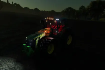 Traktor John Deere 8R Lightning Edition do Farming Simulator 25 — 2