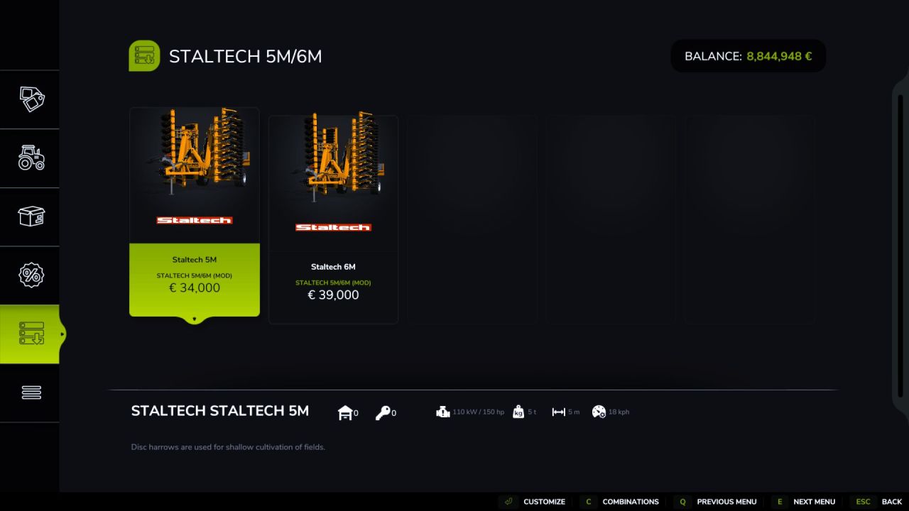 Пакет Staltech для Farming Simulator 25