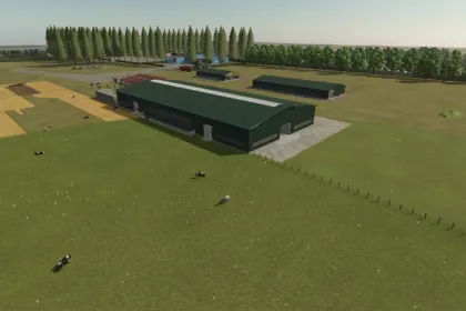 Сучасний Свинарник ern Pigsty на 200 Голів із Сонячною Системою для Farming Simulator 25 — 6