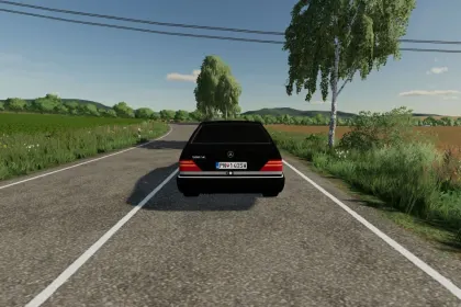 Car Mercedes Benz 500 SE V8 for Farming Simulator 22 — 3