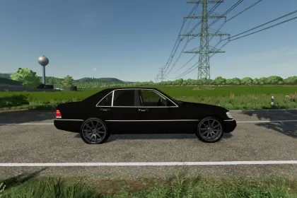 Car Mercedes Benz 500 SE V8 for Farming Simulator 22 — 4