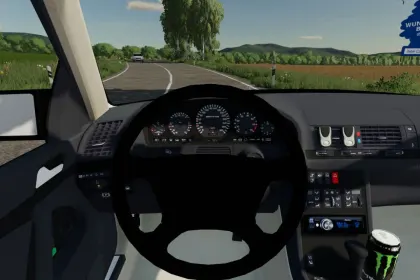 Car Mercedes Benz 500 SE V8 for Farming Simulator 22 — 5