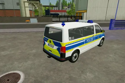 Car Volkswagen T6 (Hesse Police) for Farming Simulator 22 — 2
