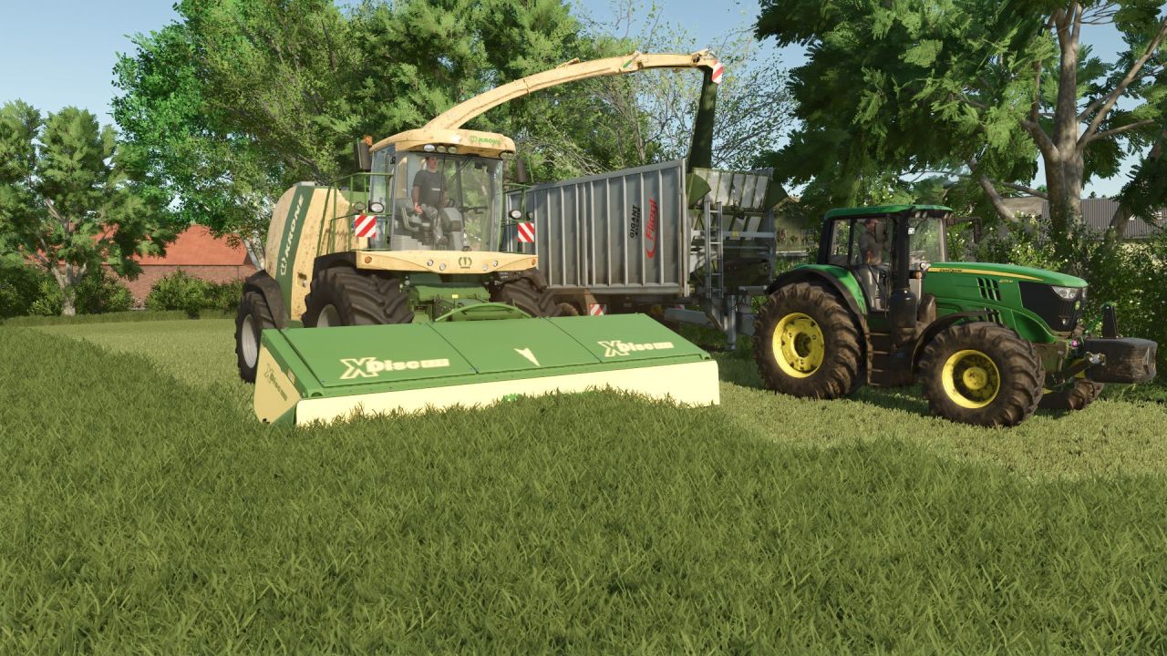 Косарка Krone XDisc 620 для Farming Simulator 25
