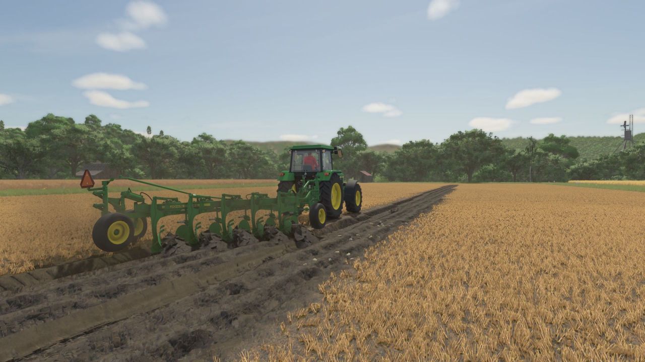 Плуг Case IH 720 (5 корпусів) для Farming Simulator 25