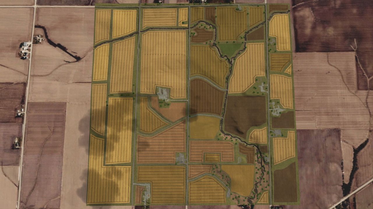 Карта Iowa Independence для Farming Simulator 25