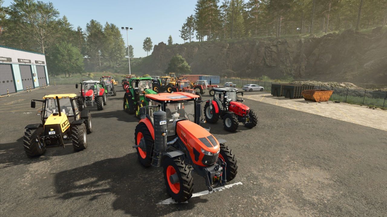 Старі двори техніки для Farming Simulator 25
