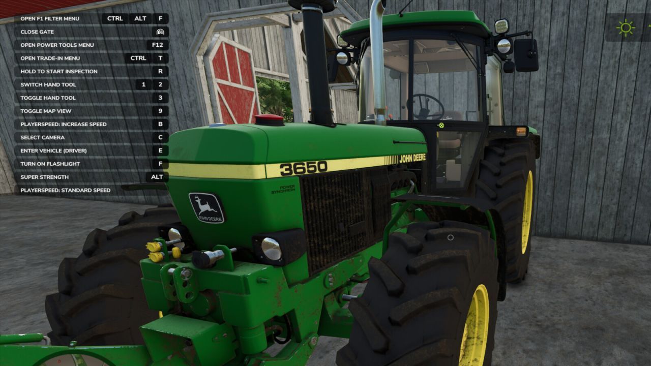 F1 Filter Menu for Farming Simulator 25
