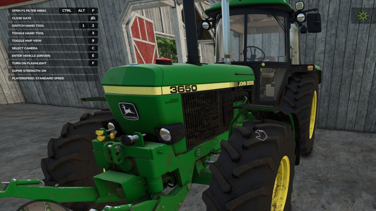F1 Filter Menu for Farming Simulator 25