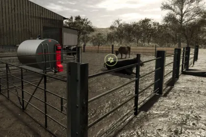 Скотарня для молочних корів з кубіками для Farming Simulator 25 — 4
