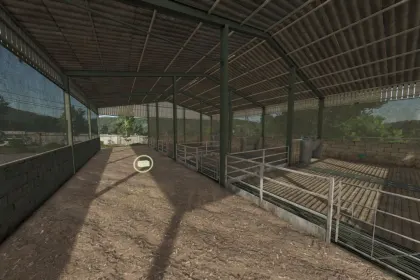 Свинарник British з 4 секціями для Farming Simulator 25 — 5