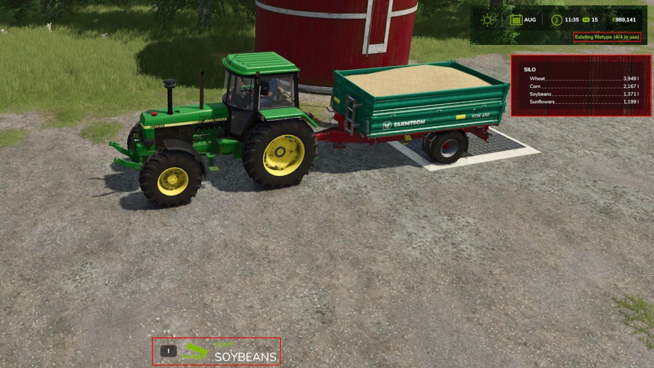 Silo Filltype Limiting for Farming Simulator 25
