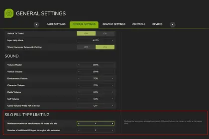 Silo Filltype Limiting for Farming Simulator 25 — 4