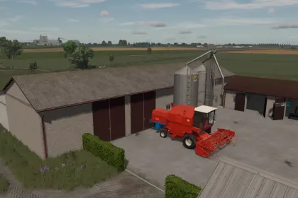Big Barn With Cows for 40 Cows — Profitable Farm for FS25 — 1