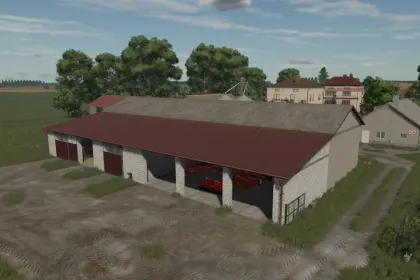 Big Barn With Cows for 40 Cows — Profitable Farm for FS25 — 2