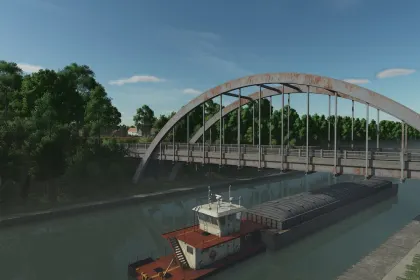 Карта Mittelland Canal для Farming Simulator 25 — 2