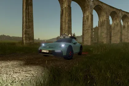 Автомобіль Porsche 911 DAKAR 2023 для Farming Simulator 25 — 4