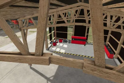 Дерев'яний аграрний гараж-майстерня для Farming Simulator 25 — 2