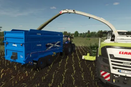 Efektywny Przyczep Stewart PS18-23H do Bezpiecznego Transportu Ziarna i Siana w FS25 — 4