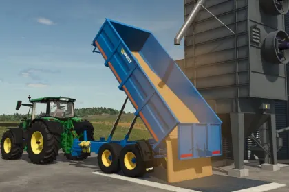 Robuste West Trailers 10T/12T — Zuverlässige Monocoque für Getreide und Silage — 2