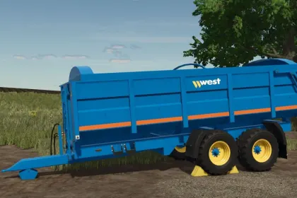 Robuste West Trailers 10T/12T — Zuverlässige Monocoque für Getreide und Silage — 3