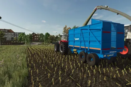 Robuste West Trailers 10T/12T — Zuverlässige Monocoque für Getreide und Silage — 4