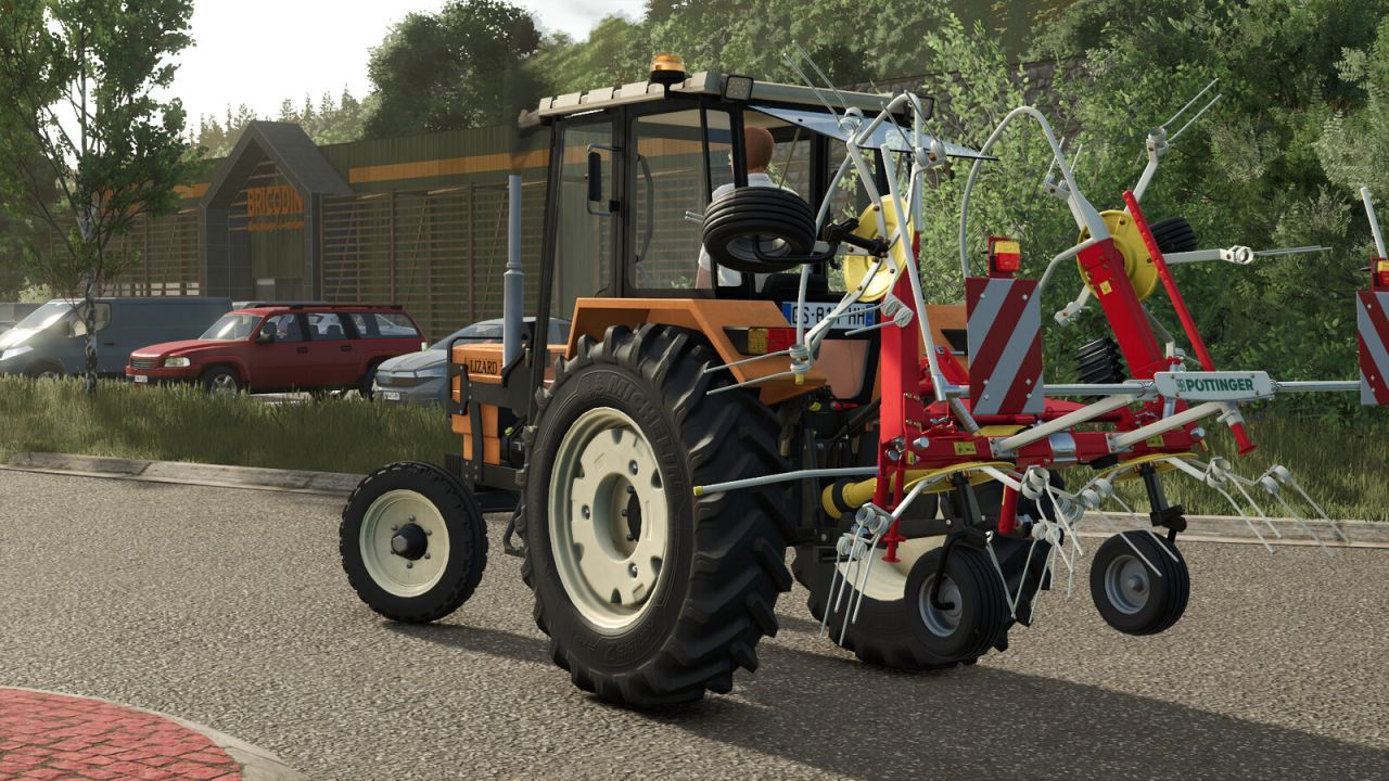 Traktor Lizard 7X1s i 7X1-4s do Farming Simulator 25